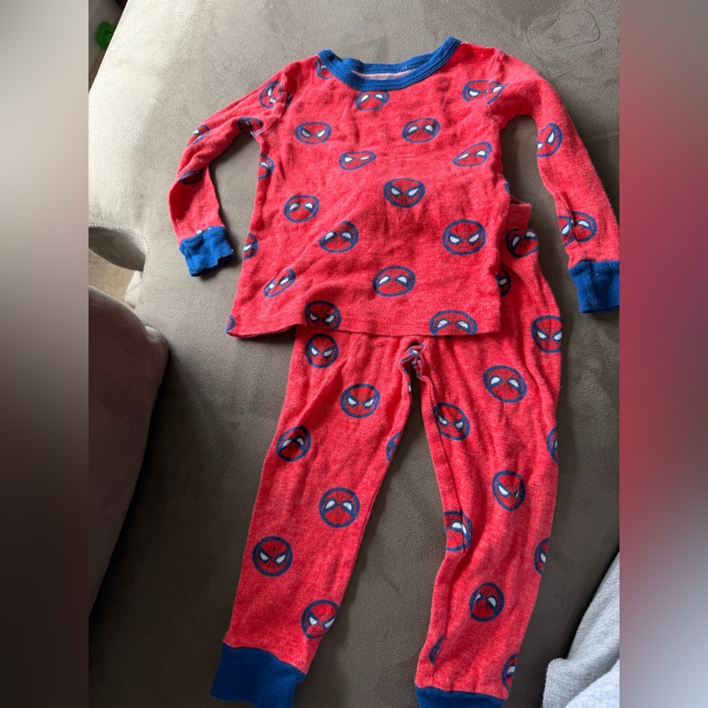 Marvel Spider-Man Print Kids Pajama Set 3T